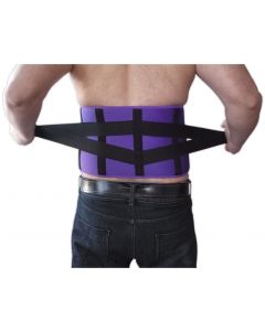 LTG PRO Lumbar Sauna Back Waist Support Belt Strap Neoprene Lower Pain Brace Gym