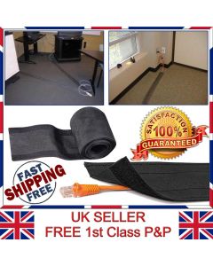 LTG Cable Wire Double Hook protector Manager For Looped Carpet 1.4 Meter x 2.7"