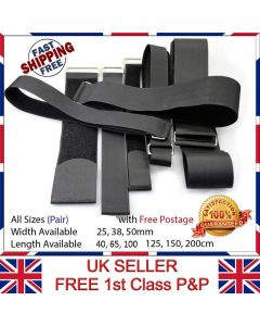 2 Adjustable velc Hook & Loop Luggage ro Belt Bag Travel Fasten Strap 125-200cm